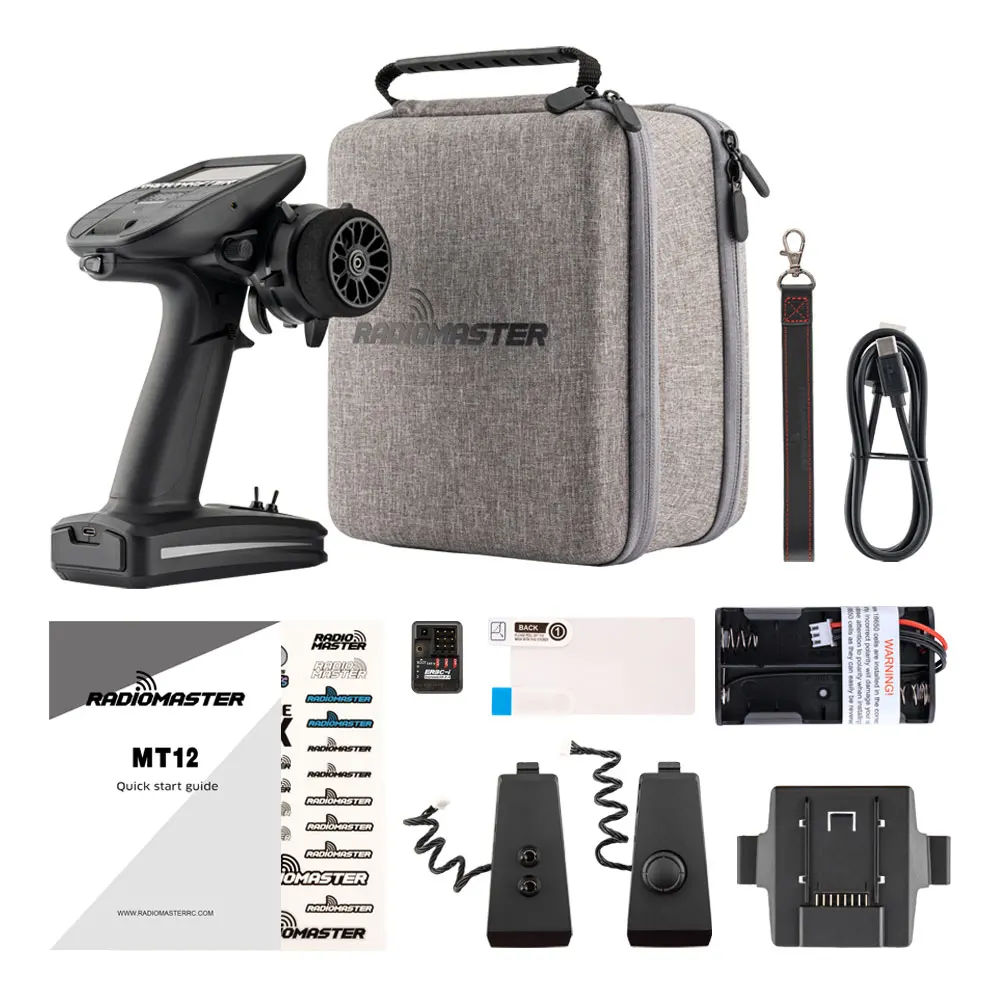 RadioMaster MT12  Ʈ Edgetx  ҽ, 2.4G ELRS  RC ڵ ,  