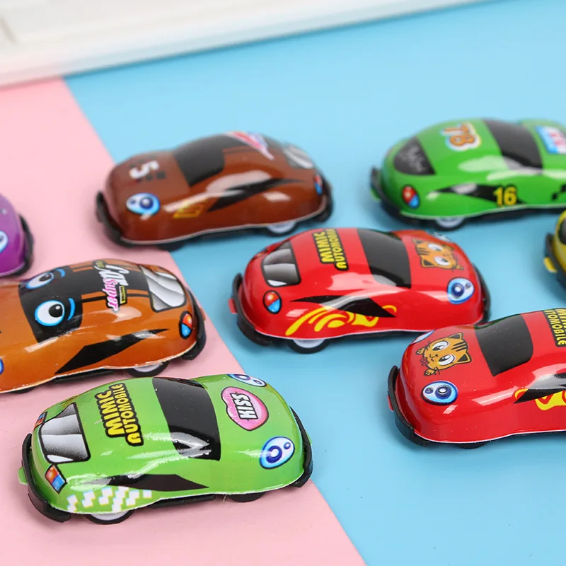 10pcs Mini Racing Car Diecast Pull Back Toy Vehicle Camouflage Graffiti Cartoon Cars Model Kids Educational Toys Birthday Gifts toy motorcycle