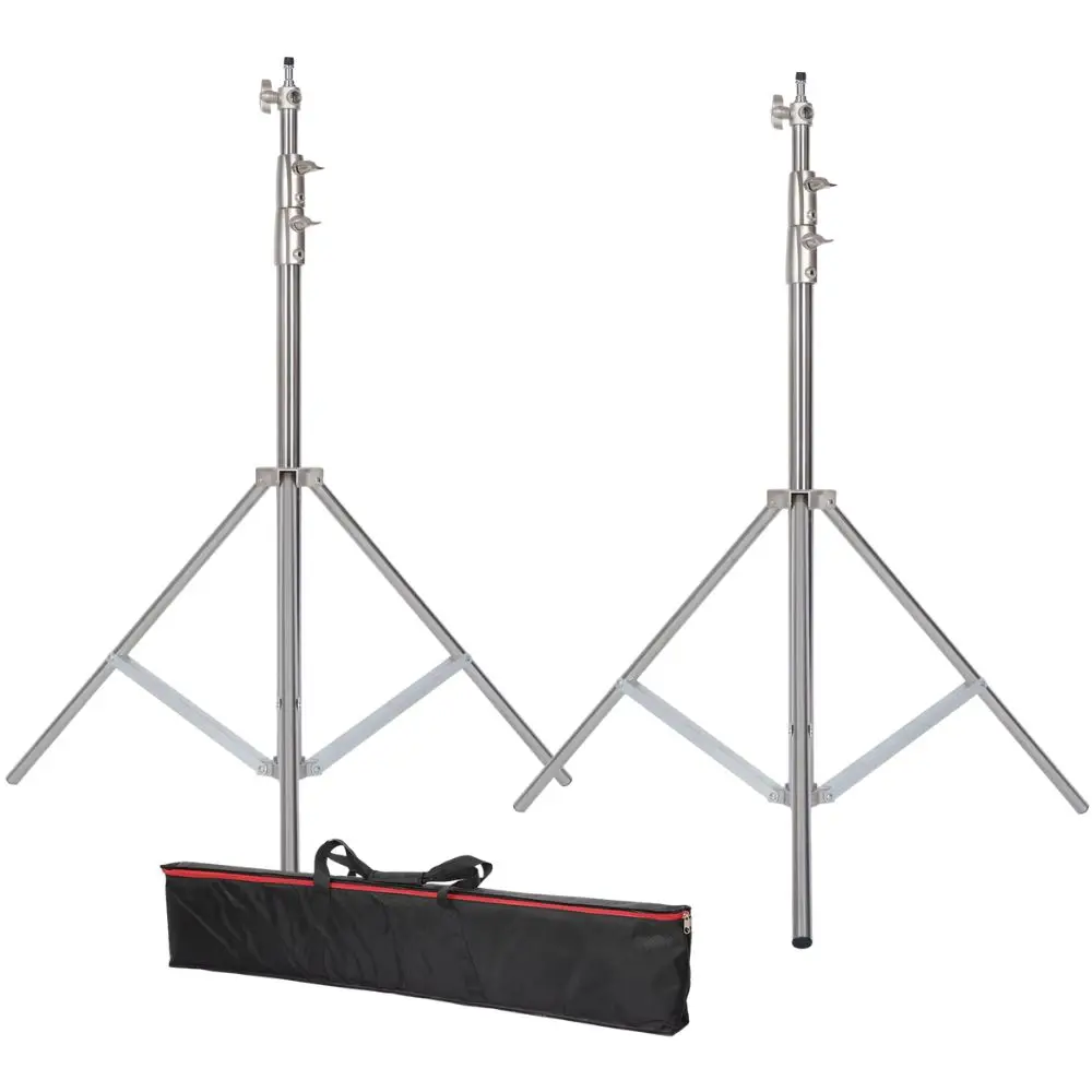 사진 장비 전문 스테인레스 스틸 2.8-3.3m 헤비 듀티 라이트 스탠드 스튜디오 ..