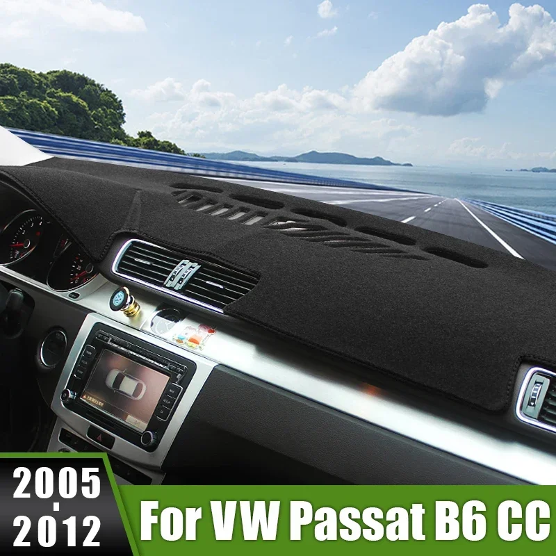 

For Volkswagen VW Passat B6 2005 2006 2007 2008 2009 2010 2011 2012 CC 2009-2013 Car Dashboard Cover Avoid Light Pads Carpets