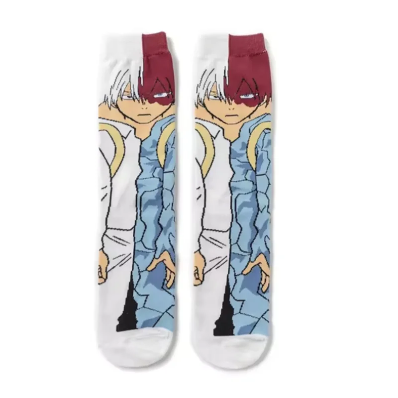 anime socks anime stockings Anime My Hero Academia Boku no Midoriya Izuku Bakugou Katsuki Todoroki Shoto Cosplay Socks Academia Sockings Accessories Prop