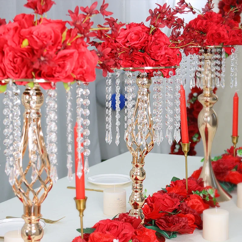 6pcs Flowers Ball Arrangement Bouquet 18 Heads Roses for Our Store's Wedding Centerpiece Rack Parties Valentine's Day Home D&eacute;cor