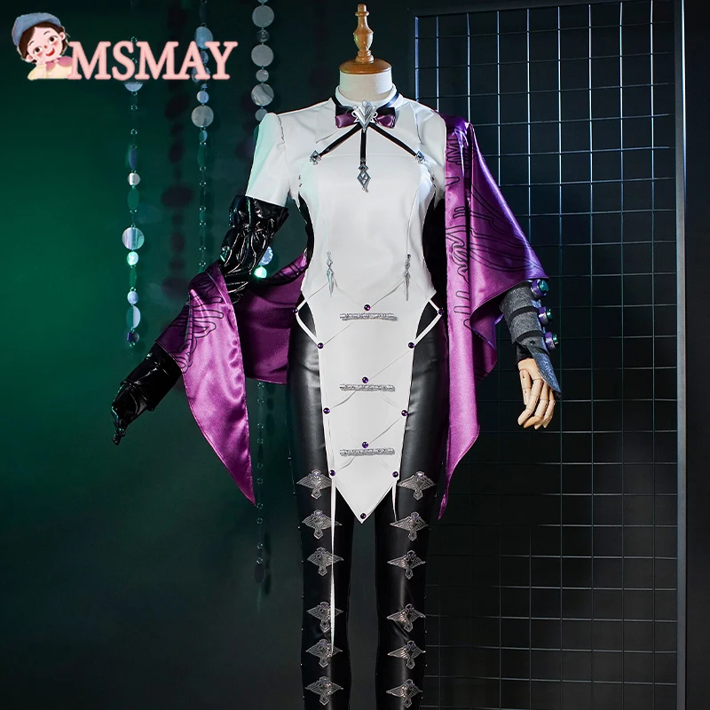 

MsMay Raven Cosplay Costumes Sexy Women Girls Cheongsam Dress Game Path to Nowhere Cos Suit Outfit Halloween Party Unifrom