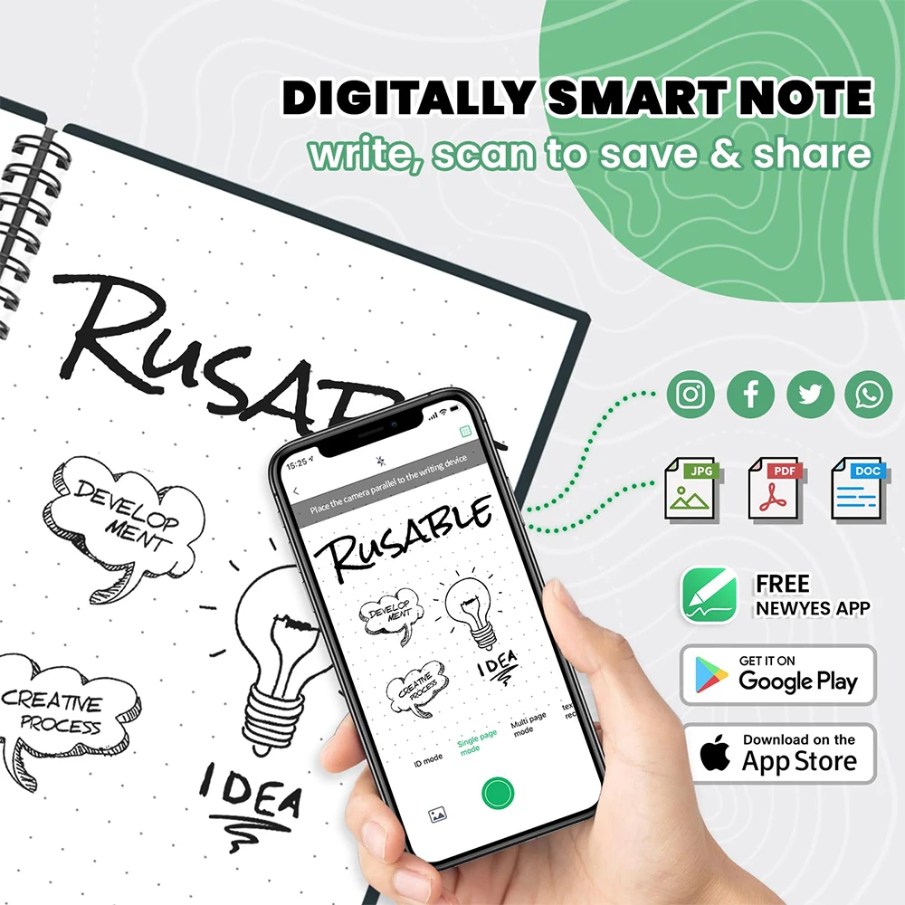 Reusable Smart A4 Notebook 3