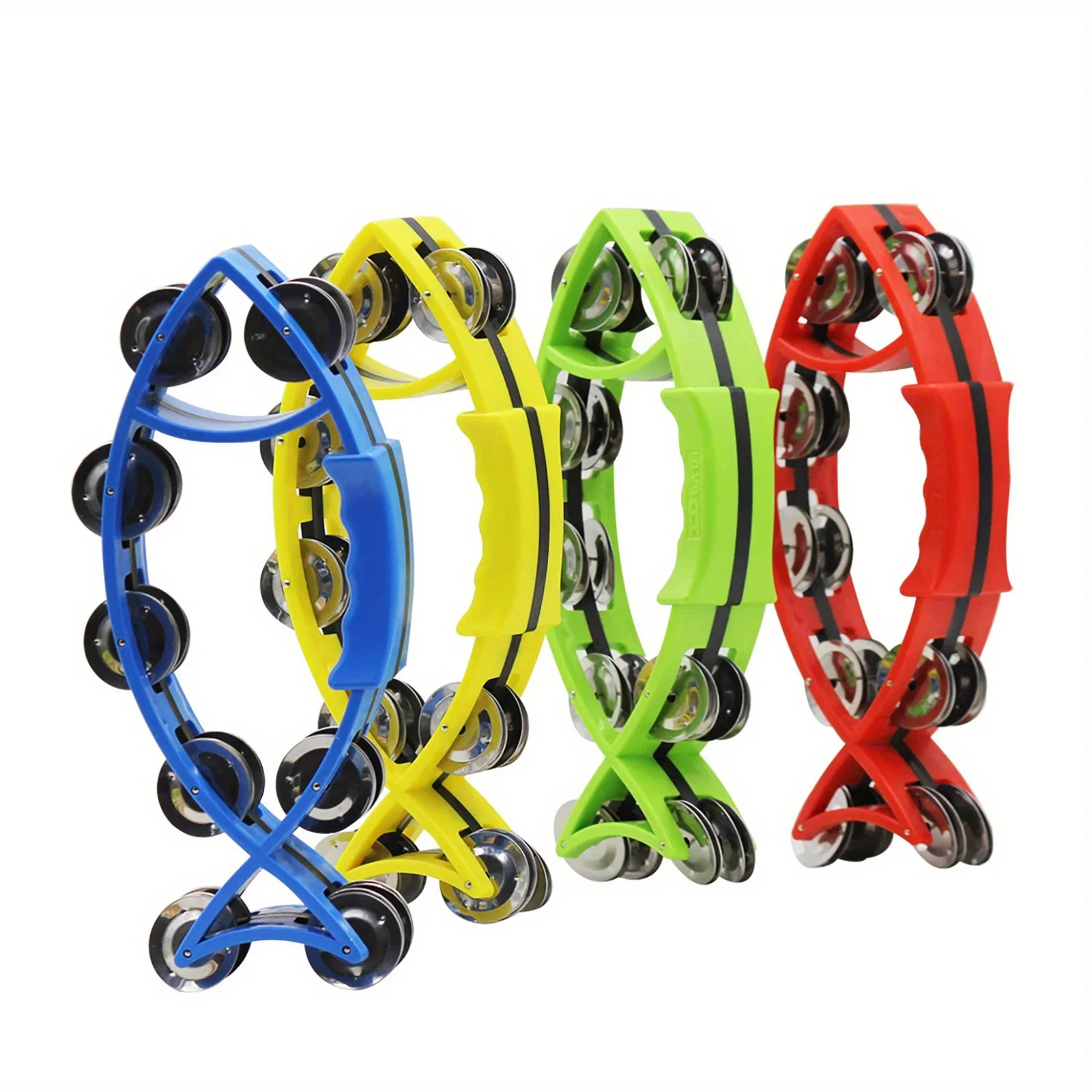Handbell Fish-shaped Rattles Tambourine