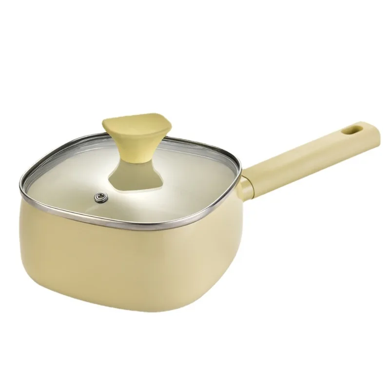 

New Design Non-Stick Ceramic Coating Soup & Stock Pot for Baby Food, Ramen, Fry Pan