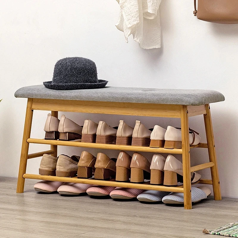 

Household Doorway Shoe Changing Stool Wooden Design Storage Cabinet Shoe Changing Stool Vintage Nordic Szafka Na Buty Furniture