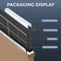 Panneau solaire bifacial RVPOZWER 400W, cellules mono de type N 18BB, rendement élevé de 24,5% pour toit de maison, appartement, balcon, camping hors réseau, extérieur, 200W, 2 pièces 5