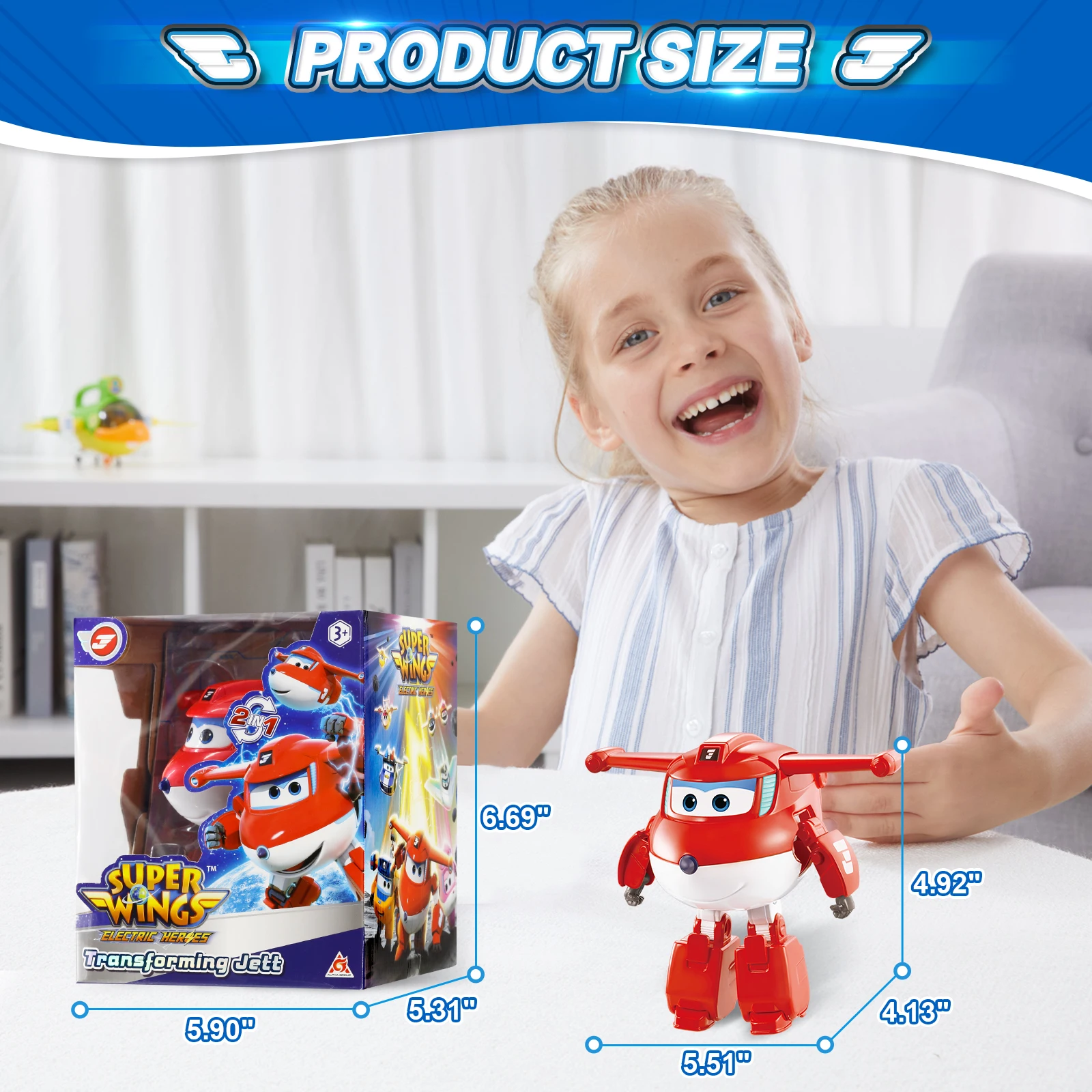 Super Wings transforming world spaceport