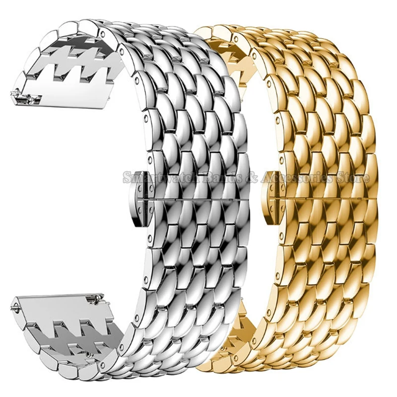 Wholesale Trendy Stainless Steel 22 mm Watches Band HA8253-7_K0022650