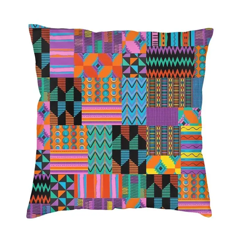 

Уникальная наволочка для подушки с восковым принтом Анкары Kente, африканская племенная декоративная подушка чехол для гостиной, крутая Подушка Чехол, домашний декор