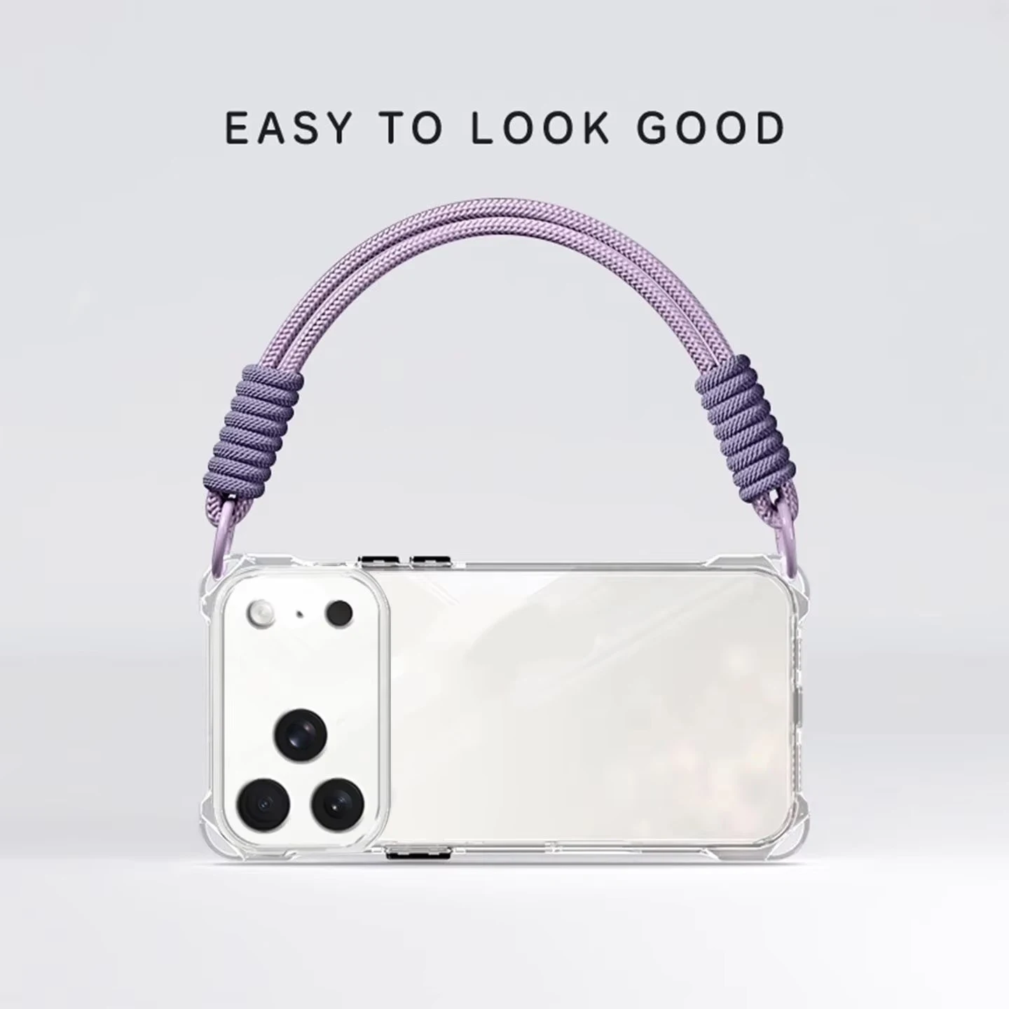 Versatile Crossbody Phone Case with Lanyard and Necklace Strap