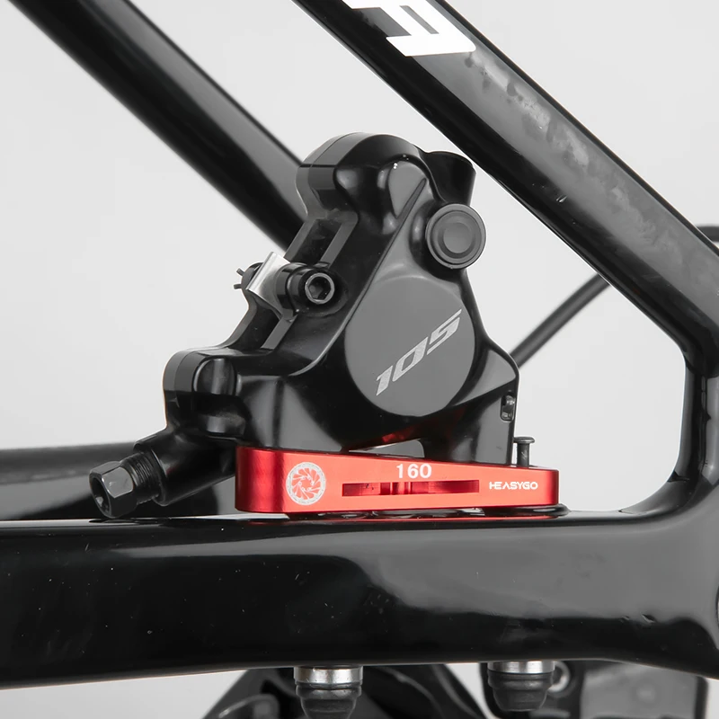 Lightweight CNC Aluminum Alloy Road Bike Disc Brake Adapter with Bolts