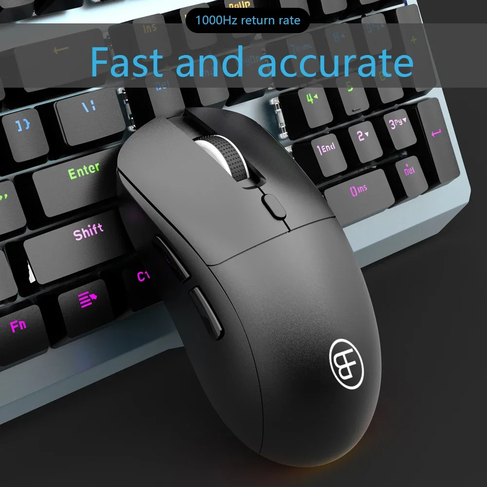 Wired Mouse Ergonomic USB DPI Adjustable 6-Button for Laptop PC Desktop Notebook