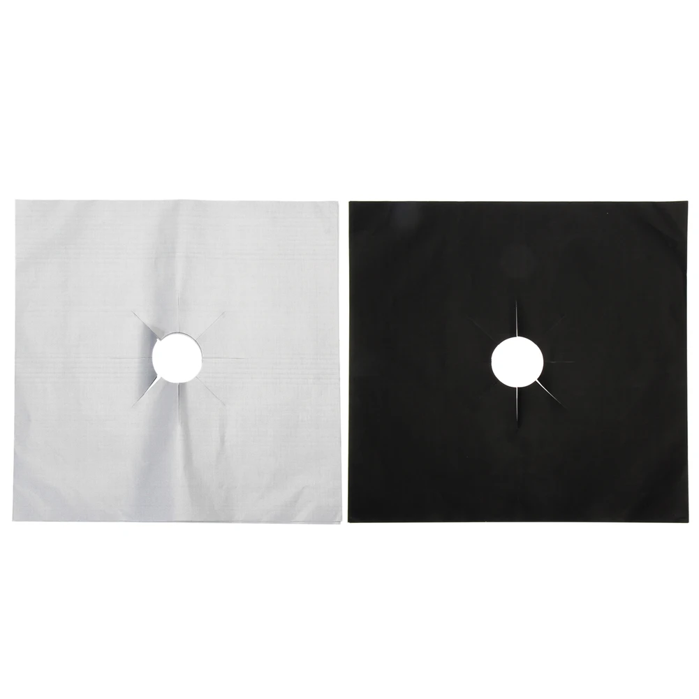 Reusable Foil Gas Hob Range Stovetop Burner Protector Liner Cover for Cleaning Kitchen Tools 4 Pcs High Quality Gas Stove