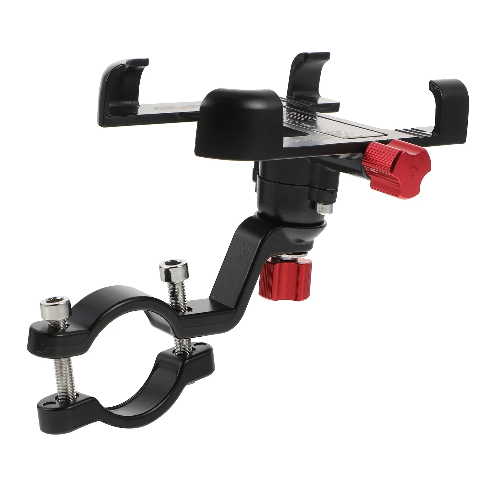 

1 Set of Rotating Bike Cell Phone Bracket Phone Holder Bike Phone Rack (Black)