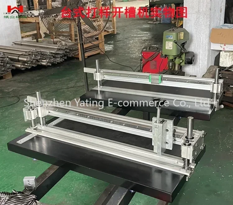 Slotting Sampling Machine Gift Box Gray Cardboard V-slot Machine ...