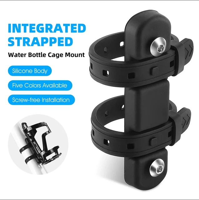 Bicycle Water Bottle Stand Base Converter Silicone Non-slip Straps Mtb Road Bike Bottle Holder Mount Adapter Cycling Accessories Bicycle Water Bottle Stand Base Converter Silicone Non-slip Straps Mtb Road Bike Bottle Holder Mount Adapter Cycling Accessories