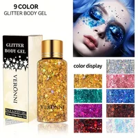 9 Colors Eye Glitter Nail Hair Body Face Stickers Gel Art Loose Sequins Cream Diamond Jewels Rhinestones Makeup Party Festival 2