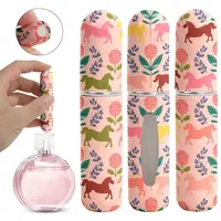 5ml Mini Perfume Bottle Essential Oil Alcohol Spray Atomizer Bottle Spray Rotating Bottle Refillable Empty Cosmetic Containers 6