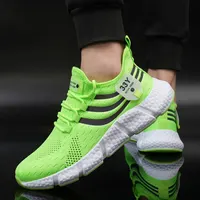Chaussures de dehors Décontractées pour Homme, Baskets Légères et Respirantes, en Maille, Noires, de Course, d'Athlétisme, de Jogging, de Tennis, de Marche 3