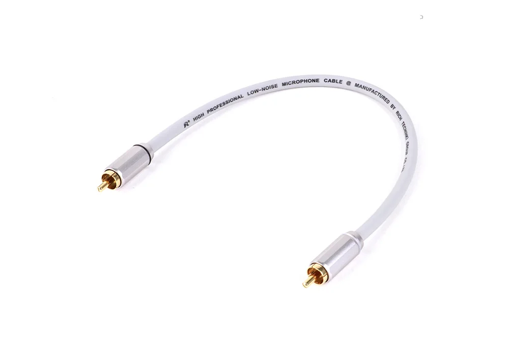 RCA-Kabel, RCA-Stecker auf Stecker, Stereo-Audio-Verlängerungskabel, Konverter, abgeschirmte Leitung für Heimkino, Verstärker, HiFi-System, Lautsprecher – Detail 11