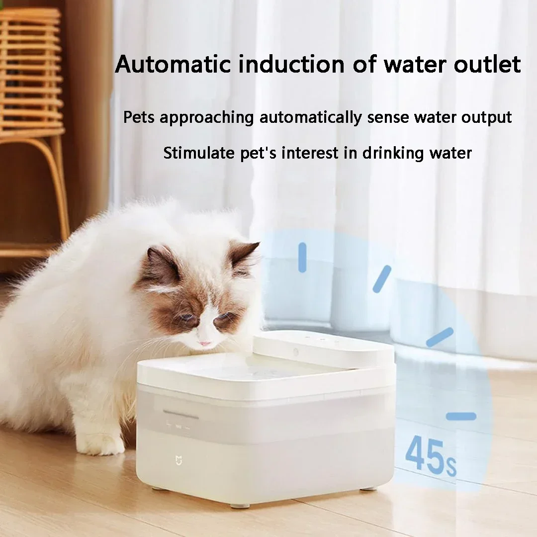 Smart Pet Water Dispenser MIJIA Smart Wireless Pet Water Dispenser Filter Set Drinking Fountain Automatic Silent Water Dispenser Sterilization Filter Set