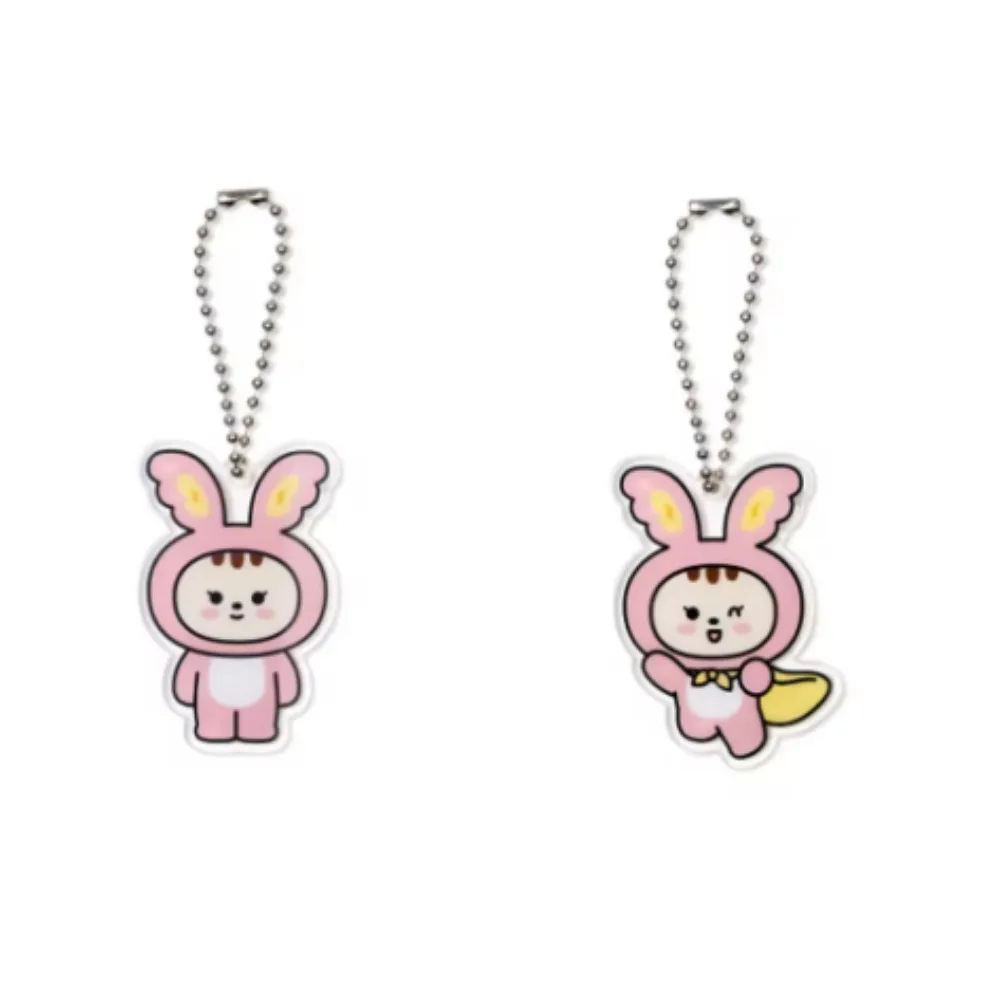 2pcs Kpop Miniteen Kawaii Keychain Acrylic Keyring JEONGHAN JOSHUA HOSHI VERNON DINO WONWOO WOOZI MINGYU Backpack Accessories 3