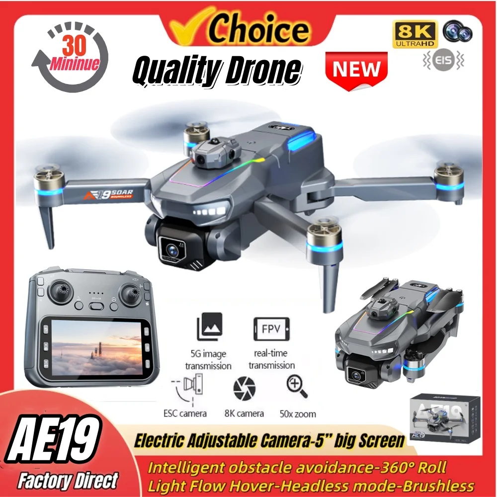 Drone caméra 4K avec évitement d'obstacles et télécommande - Pliable et performant, posé sur une surface.