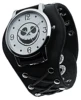 New Luxury Brand Men's Watch Brown Leather Punk Skull Head Metal Buckle 40mm Large Dial Quartz Watch Relogios Masculino 3