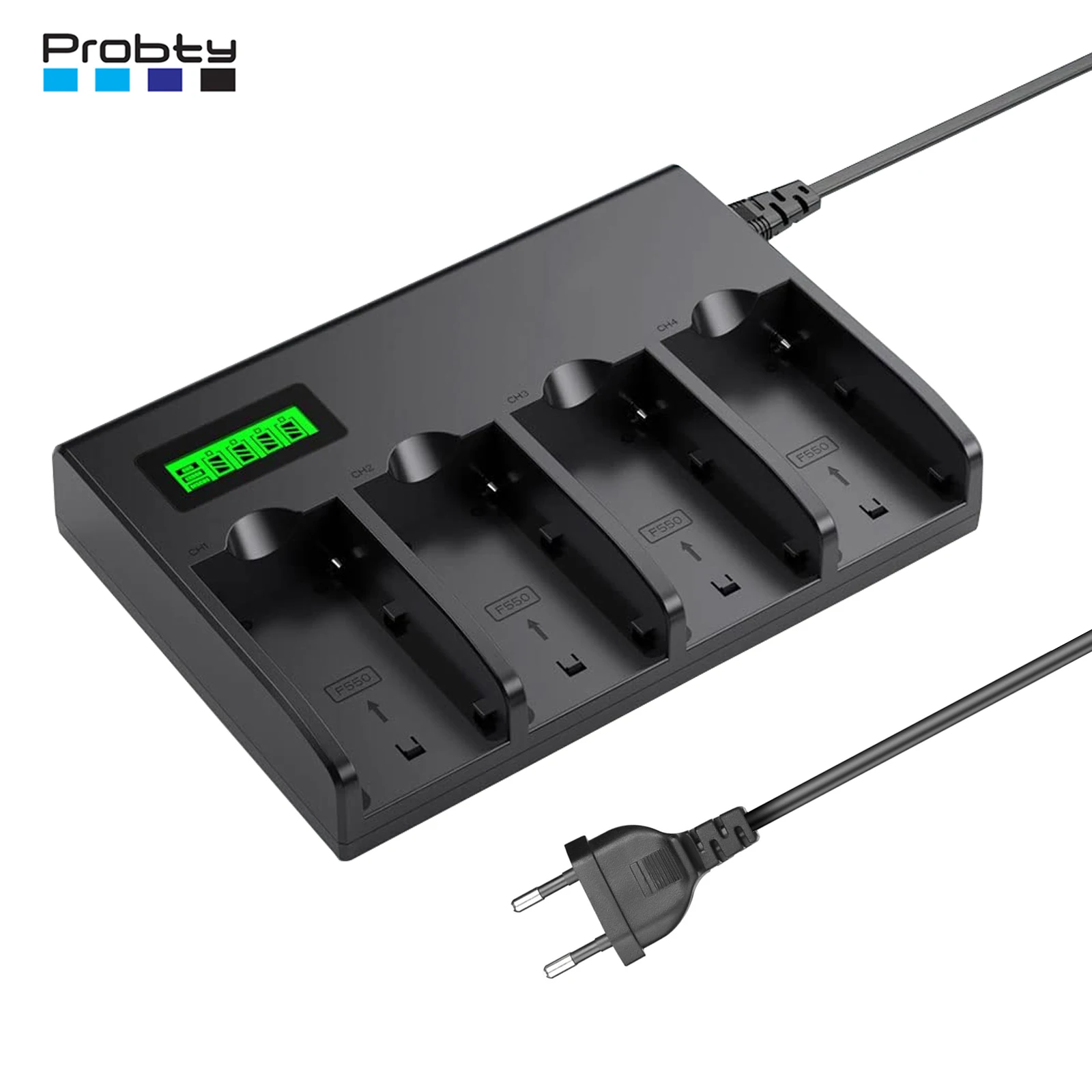 

New 4-Channel Battery Charger with LCD Display for SONY DCR-VX2100, DSR-PD150,NP-F550 NP-F770 NP-F750 Battery