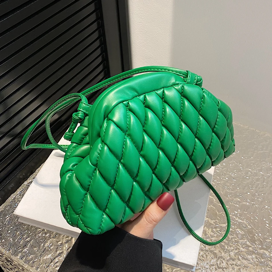 quilted leather clutch