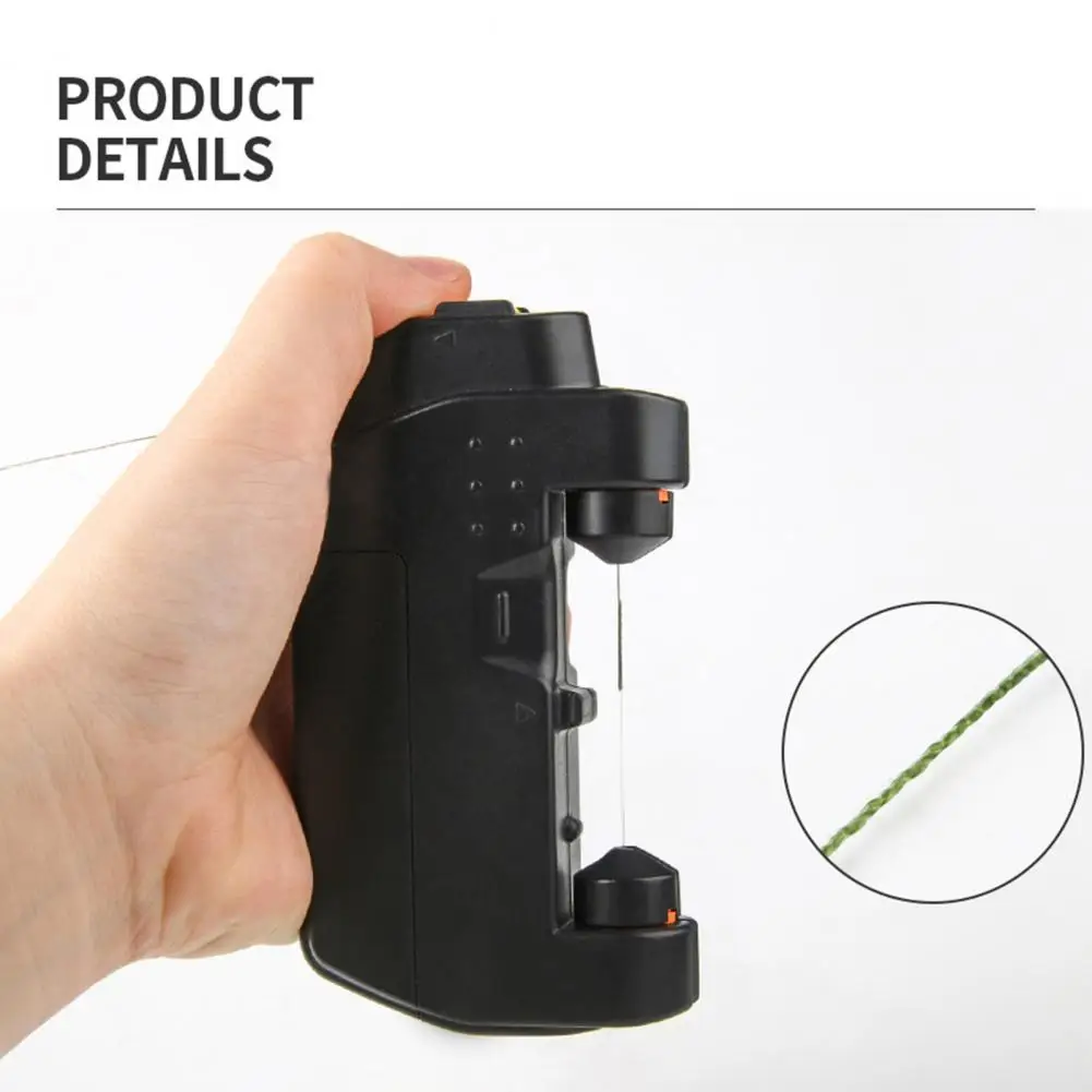 

Fishing Line GT Electric Knotter Automatic Quick Knotting Machine Fishing Hook Tier Tool Fishing Tackle Leader Line Twister Tool