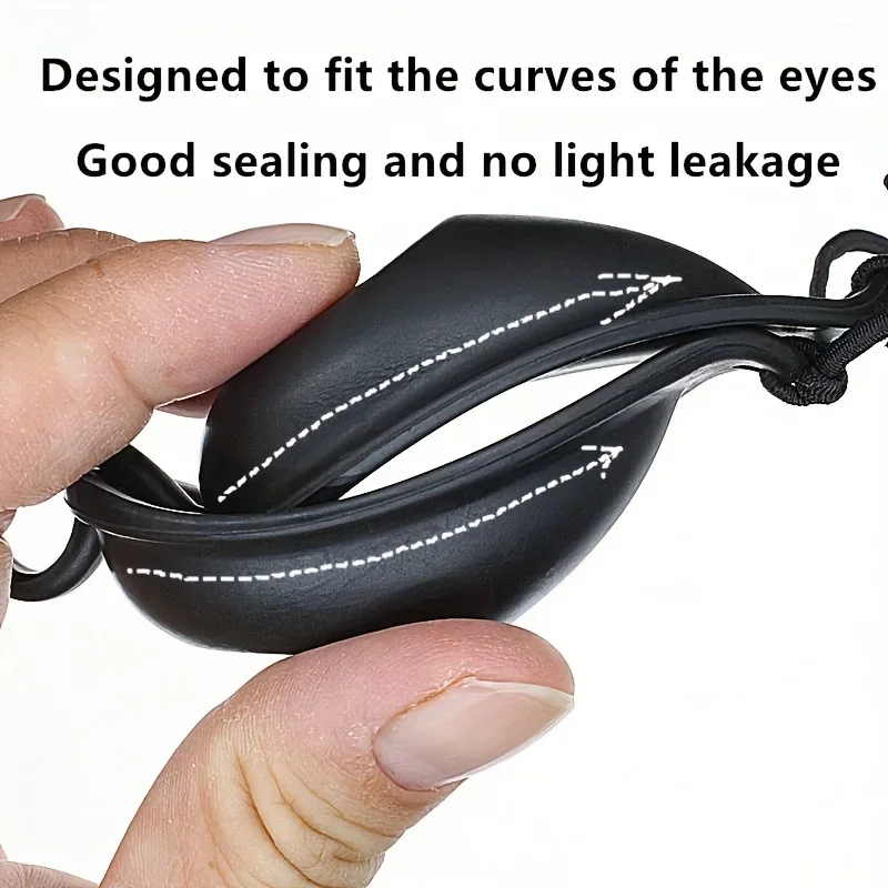 Laser Beauty Instrument Eye Mask Goggles Photon Rejuvenation Eye Mask Sunbathing Sun Shading Thickened Silicone Cover
