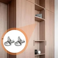 โลหะทนทานชั้นวางสนับสนุนหมุดติดตั้งตู้ชั้นวางของห้องครัวตู้เสื้อผ้าตู้เสื้อผ้าชั้นวางหนังสืออเนกประสงค์ชั้นวางของฮาร์ดแวร์ 4