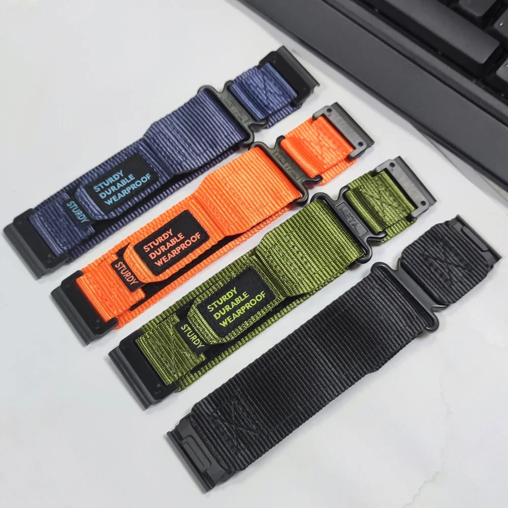 Durable Nylon Replacement Watch Strap, QuickFit Design