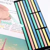 6Packs/Set Sticky Transparent Sticky Notes Self-Adhesive BookMarkers Annotation Reading Book Clear Tab Kawaii Cute Stationery 2