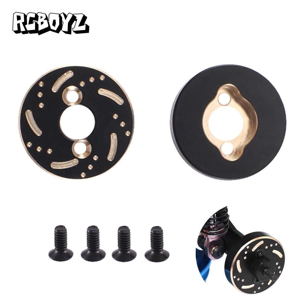 Противовес, латунная задняя ось для Traxxas TRX4M 1/18 RC Crawler Car 2pc, латунная задняя ось для Defender Bronco TRX-4M, детали для обновления