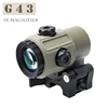 Tactical Eotech G33 G43 G45 Sight Fixed 3X 5X Magnifier Scope With Switch to Side Quick Detachable QD Mount For Airsoft Hunting 3
