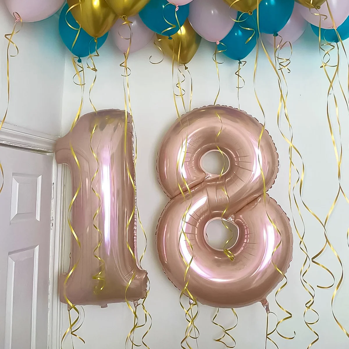 

40inch Number Foil Balloons1 2 3 4 5 6 7 8 9 18 years Old Birthday Party Wedding Decoration Baby Shower Globos