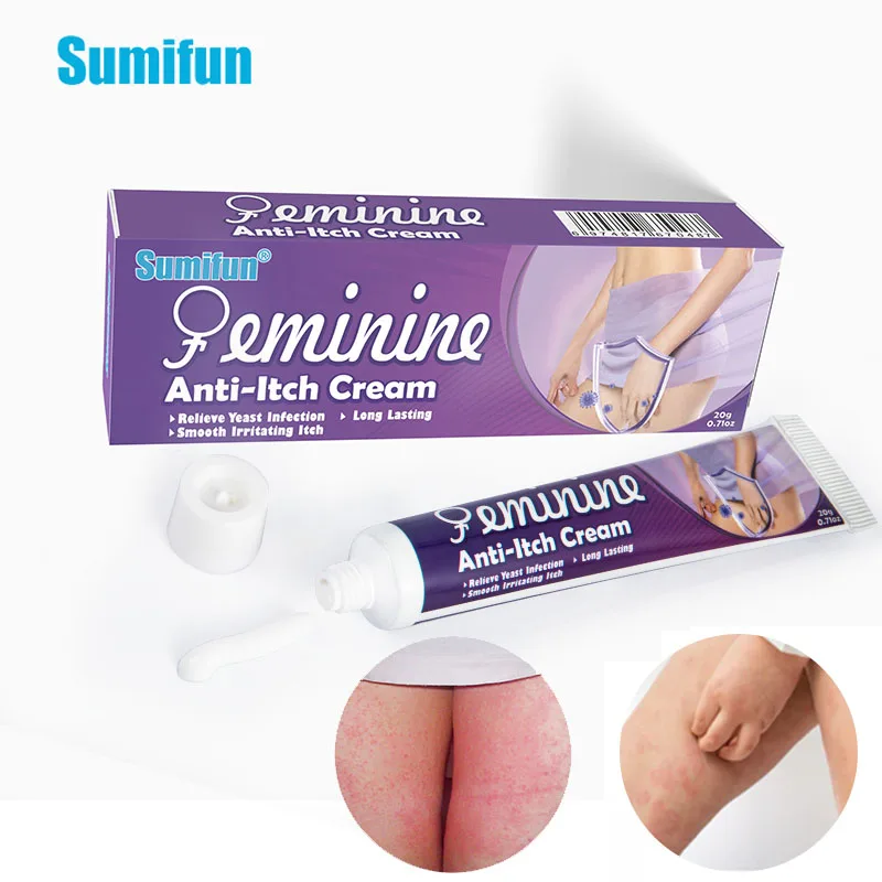 20G Sumifun Feminine Private Anti-Itch Cream Herbal Dermatitis Antibacterial Fungal Anti Infection Vaginal Ointment Remove Odor |