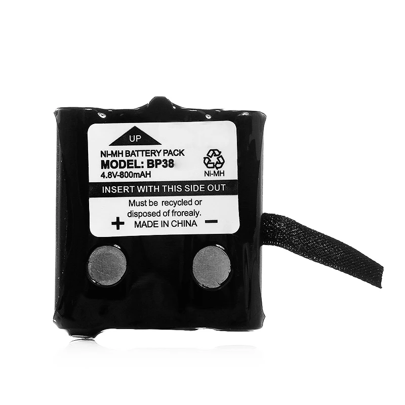 BP38 BP40 Walkie Talkie Battery 800mAh Ni-MH For TKLR-T3/T4/T5/T6/T7/T8/T9/T60/T80 Two Way Radios Replacement Battery 3