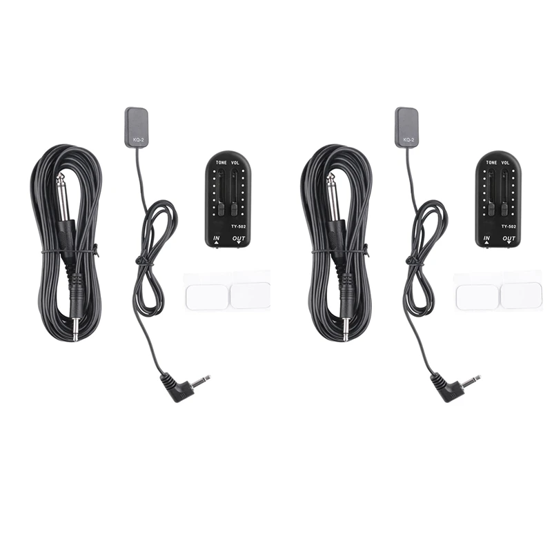 

2X KQ-2 Violin Pickup High Sensitivity For All Kinds Of Musical Instrument Violin Accessories