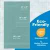 Luxury 100% Cotton Towels, 6 Piece Bath Towel Set, Include 2 Bath Towels, 2 Hand Towels, 2 Washcloths, Soft & Absorbent Towels 3