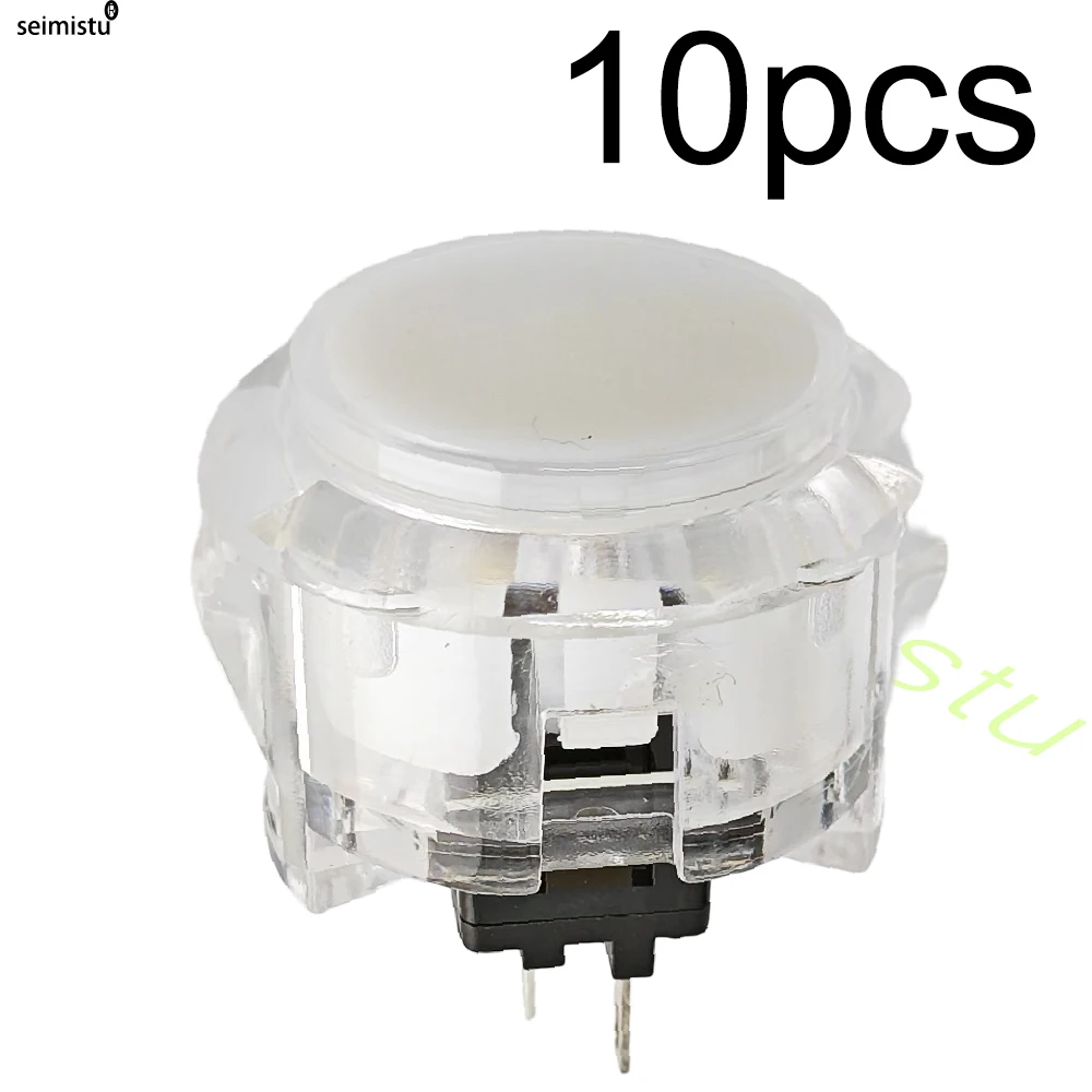 10pcs Durable Clear Push Button Set for Multicade Video Game Consoles
