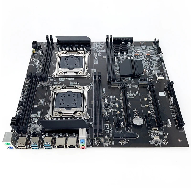 X99 Dual-Socket Motherboard Mining Motherboard LGA 2011-3 Dual CPU DDR4 Memory Slot PCI-E 16X SATA2.0 NVME M.2 Interface best gaming motherboard for pc