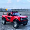 1:32 Ford Bronco Lima Alloy Car Model Diecast Metal Modified Off-road Vehicle Car Model Simulation Sound and Light Kids Toy Gift 3