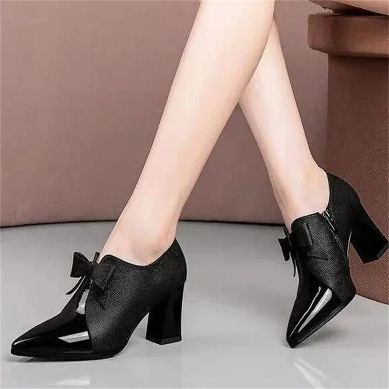 Women Sandals Sexy High Heels Women Shoes Spring Summer Mesh Women's Sandals Office Work Block Heel Shoes Zipper Boots