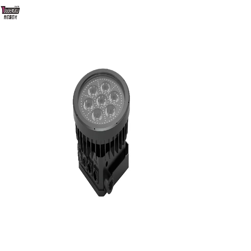 4pieces Waterproof 7x40w RGBW 4in1 LED Par Light for Outdoor Theme Park Cruise D