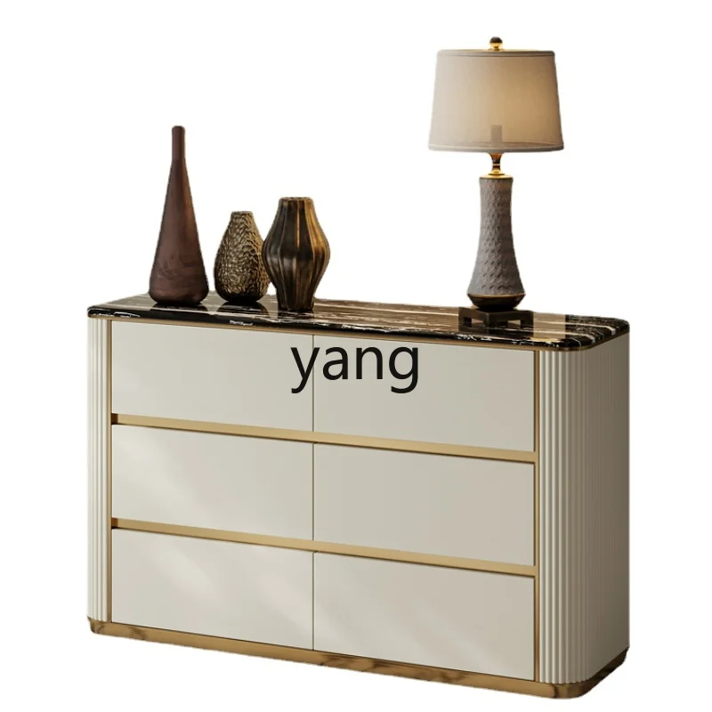 

Yjq Entrance Cabinet Sideboard Cabinet Customized High-End TV Bench for Bedroom Locker Drawer Storage Chest of Drawers